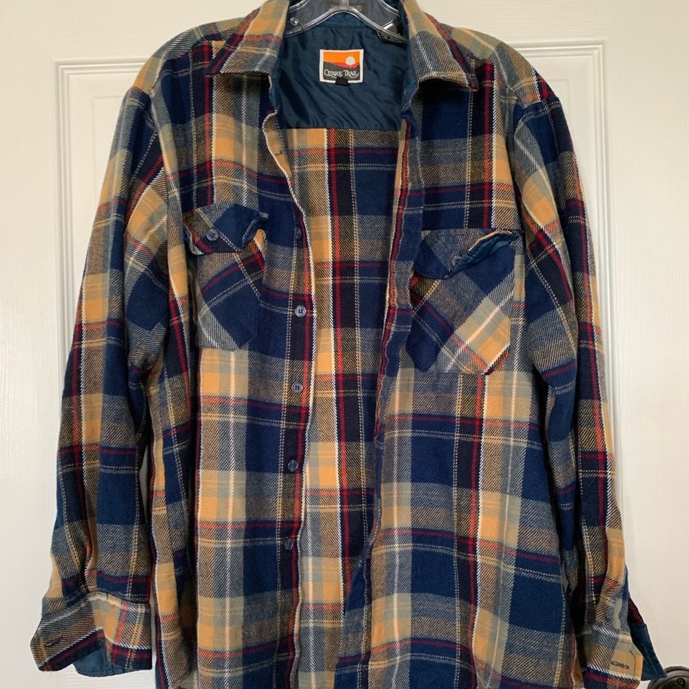 Ozark Trail Flannel Shirt Jacket, Men’s L